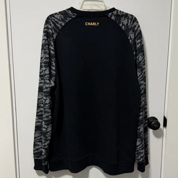 Pittsburgh Riverhounds Sweatshirt | Charly | Black with Camo Sleeves | Size XL - Picture 3 of 4